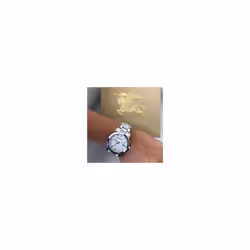 NEW BURBERRY WOMENS THE CITY WATCH BU9125 SILVER DIAL SILVER METAL STRAP
