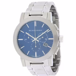 Burberry Check Stamped Chronograph Mens Watch BU9363