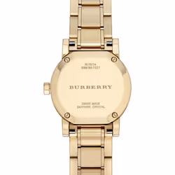 Burberry BU9234 Women's Swiss Gold Ion-Plated Stainless Steel Watch UK SELLER