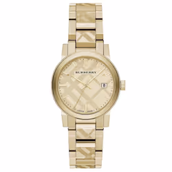 Burberry BU9145 The City Gold-Tone Ladies Watch