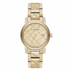 Burberry BU9038 Swiss Gold Ion-Plated Stainless Steel Ladies Watch