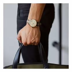 Burberry BU10001 Check Fabric-Coated Leather Unisex Watch