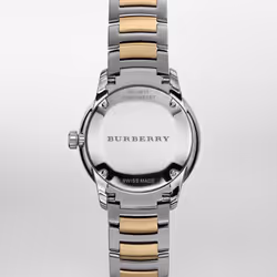 NEW BURBERRY Classic Gold Patterned Dial Mens Watch BU10011 UK SELLER WARRANTY