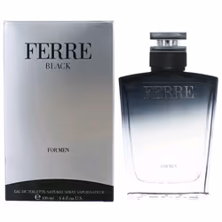 Gianfranco Ferre Black Eau de Toilette Spray for Men, 3.4 Ounce