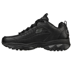 Skechers Men's Energy Afterburn Lace-Up Sneaker  Black/Grey  10.5