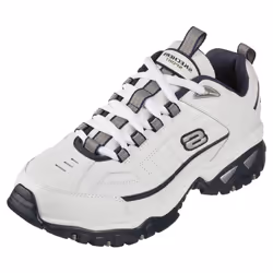 Skechers Men's Energy Afterburn Lace-Up Sneaker White/Navy 10