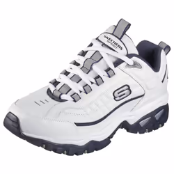 Skechers Men's Energy Afterburn Lace-Up Sneaker  White/Navy  12