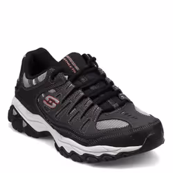 Skechers mens Afterburn M. Fit fashion sneakers  Charcoal/Black  10.5 US