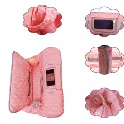 Shopping Cart Covers for Baby Girl  Cotton High Chair Cover  Machine Washable for Infant  Toddler (Pink)