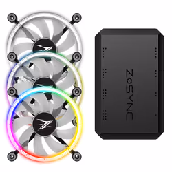 Zalman ZM-LF120A3 computer cooling system Computer case Fan 12 cm Black, White