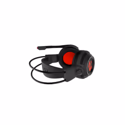 MSI DS502 7.1 Virtual Surround Sound Gaming Headset 'Black with Ambient Dragon Logo, Wired USB connector, 40mm Drivers, inline Smart Audio Controller, Ergonomic Design' - Additional view 4