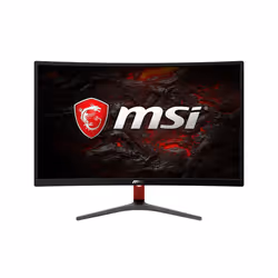 MSI G24C, 61 cm (24"), 1920 x 1080 pixels, Full HD, LED, 1 ms, Black, Red