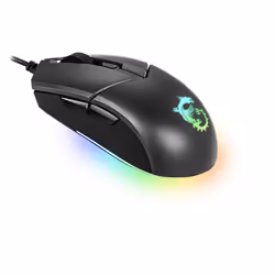 MSI CLUTCH GM11 WHITE Gaming Mouse '2-Zone RGB, upto 5000 DPI, 6 Programmable button, Symmetrical design, OMRON Switches, Center' - Additional view 5