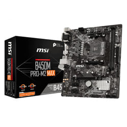 MSI B450M PRO-M2 MAX motherboard AMD B450 Socket AM4 micro ATX