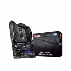 MSI MPG Z490 GAMING PLUS Motherboard 'ATX, LGA1200, DDR4, LAN, USB 3.2 Gen2, Type C, M.2, DisplayPort, HDMI, Pre-installed I/O Shield, RGB Mystic Light, Gen 4 Ready, 10th Gen Intel Core'