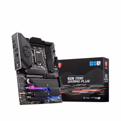 MSI MPG Z590 GAMING PLUS, Intel, LGA 1200 (Socket H5), Intel® Celeron®, Intel® Core™ i3, Intel® Core™ i5, Intel® Core™ i7, In ...