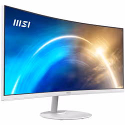 MSI Pro MP341CQW, 86.4 cm (34"), 3440 x 1440 pixels, UltraWide Quad HD, White
