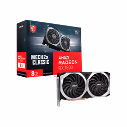 MSI MECH Radeon RX 7600 2X CLASSIC 8G OC AMD 8 GB GDDR6