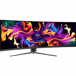 MSI MPG 491CQPX QD-OLED computer monitor 124.5 cm (49") 5120 x 1440 pixels Dual QHD Black - Additional view 3