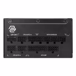 MSI MAG A1000GL PCIE5 II power supply unit 1000 W 24-pin ATX ATX Black - Additional view 2