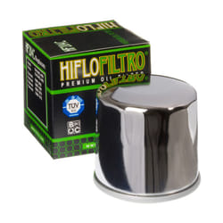 Hiflofiltro Oil Filter Chrome - HF204C