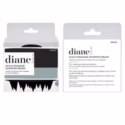 Diane Men's Scalp Massage and Shampoo Brush with Soft Silicone Bristles  Exfoliates and Cleanses Scalp  Promotes Scalp Circulation  Evenly Distributes