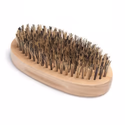 Diane Reinforced Boar Bristle Military Wave Brush for Men and Barbers - Hard Bristles for Thick to Coarse Hair - Use for Deta ...