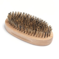 Diane Reinforced Boar Bristle Military Wave Brush for Men and Barbers - Hard Bristles for Thick to Coarse Hair - Use for Detangling  Smoothing  Wave S