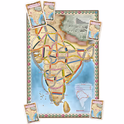 Days of Wonder Ticket to Ride India Board game Tile-based