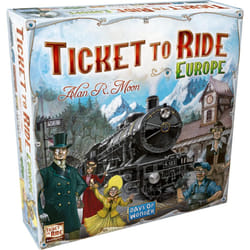 | Ticket to Ride Europe | Board Game | Ages 8+ | 2-5 Players | Average Playtime 30-60 Minutes