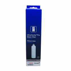 Bosch 11032531 Genuine OEM UltraClarity Pro Water Filter Cartridge (White) for Bosch Refrigerators