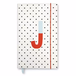 Kate Spade New York Take Note Large Polka Dot Leatherette Initial Notebook  Bound Journal Includes 168 Lined Pages and Bookma ...