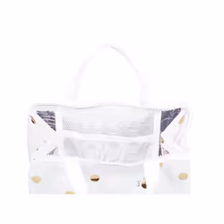 Kate Spade New York Insulated Lunch Tote Small Lunch Cooler Cute Lunch Bag for Women Thermal Bag with Double Zipper Close and Carrying Handle Gold Dot
