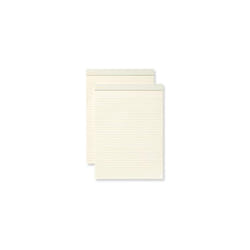 Kate Spade New York Notepad Folio Refill Set of 2, Letter Size Pads with 50 Lined Sheets Each, Cream