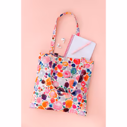 Kate Spade New York Cute Canvas Tote Bag for Women  Pink Canvas Beach