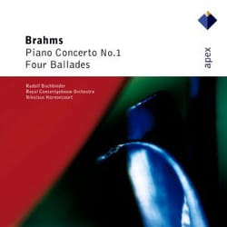 Warner Music Rudolf Buchbinder - Brahms: Piano Concerto No.1 & 4 Ballades, CD Classic