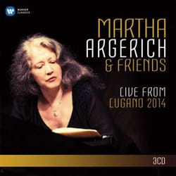 Warner Music Martha Argerich - Martha Argerich and Friends Live from the Lugano Festival 2014, 3CD CD Classic