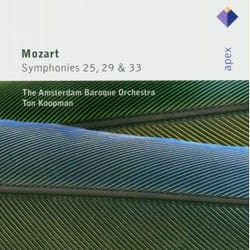 Warner Music Ton Koopman - Mozart: Symphonies Nos 25, 29 & 33, CD Classic