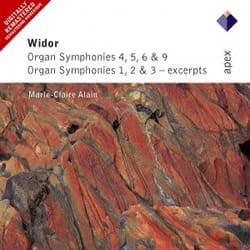 Warner Music Marie-Claire Alain - Widor: Organ Symphonies Nos 4 - 6 & 9, Organ Symphonies 1 - 3, 2CD CD Classic
