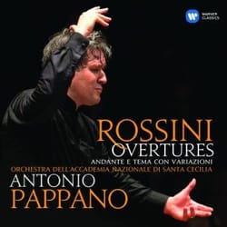 Warner Music Antonio Pappano - Rossini: Overtures, Andante e Tema con Variazioni, CD Classic