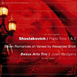 Warner Music Beaux Arts Trio - Shostakovich: Piano Trios 1 & 2, 7 Romances on Verses by Alexander Blok, CD Classic