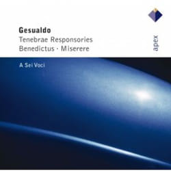 Warner Music A Sei Voci - Gesualdo: Tenebrae responsories, Benedictus & Miserere, 2CD CD Classic