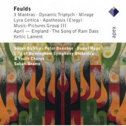 Warner Music Daniel Hope - Foulds: 3 Mantras; Lyra Celtica; Apotheosis; Mirage; Dynamic Triptych, April-England; Music Pictures; Song of Ram Dass; Keltic Lament, 2CD CD Classic