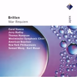 Warner Music Kurt Masur - War Requiem, 2CD, Classic, CD, Kurt Masur, Physical media, Adult, 2 discs