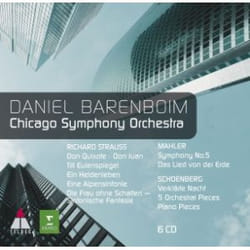 Warner Music Daniel Barenboim - Barenboim & Chicago Symphony Orchestra Vol.1: Strauss, Mahler, Schoenberg, 6CD CD Classic