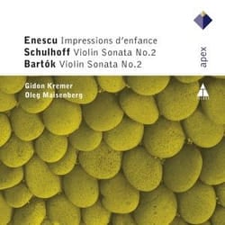 Warner Music Gidon Kremer - Enescu, Schulhoff, Bartok & Plakidis, CD Classic