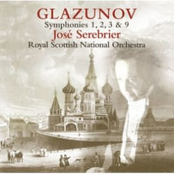 Warner Music José Serebrier - Glazunov: Symphonies 1, 2, 3 & 9, 2CD CD Classic