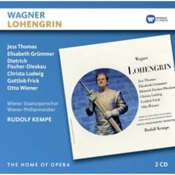Warner Music Rudolf Kempe - Wagner: Lohengrin, 3CD CD Classic