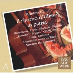 Warner Music Das Alte Werk - Monteverdi: Il ritorno d'Ulisse in patria, 3CD CD Classic