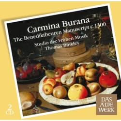 Warner Music Das Alte Werk - Carmina Burana - The Benediktbeuern Manuscript C.1300, 2CD CD Classic